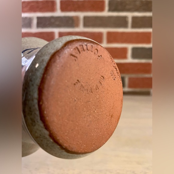 Rare Winthrop WA speckled glaze "tree" basket Almquist Old Time Pottery - Picture 7 of 9